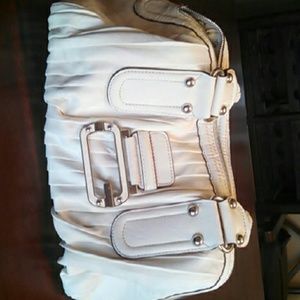 White Guess purse