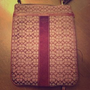 Coach maroon cross body