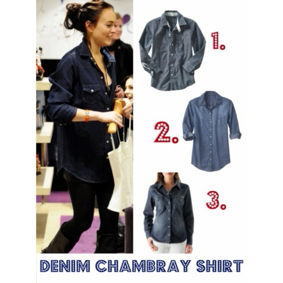 Denim chambray shirt - Picture 2 of 3