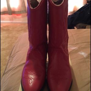 NORDSTROM RED "cowgirl" Toddler Boots