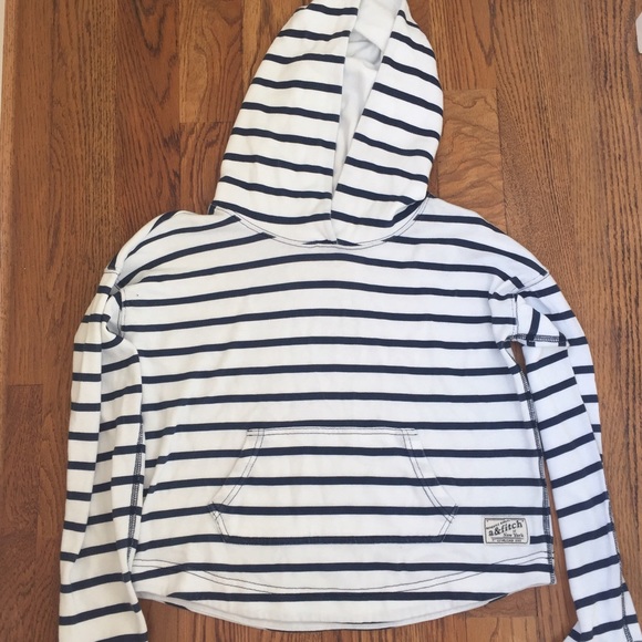 Abercrombie Navy Stiped Hoodie