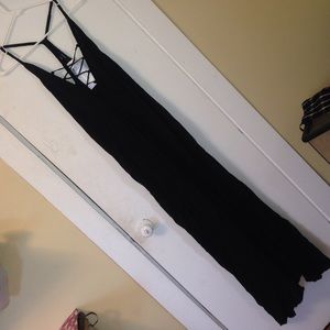 Long Black Beach Dress