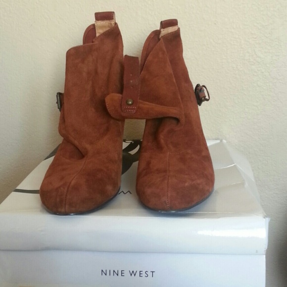 Nine West suede ankle boots