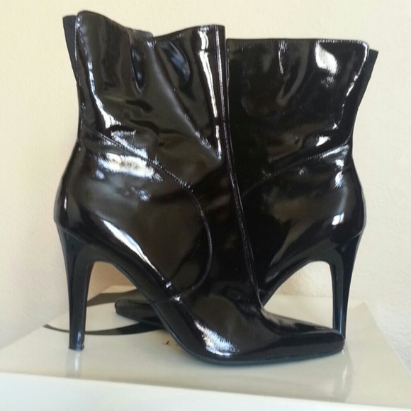 Nine West patent ankle boots
