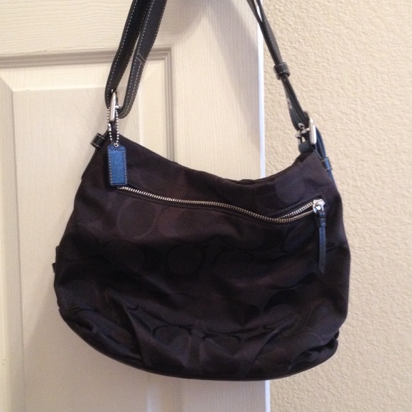 Black Coach shoulder bag
