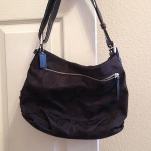 Black Coach shoulder bag