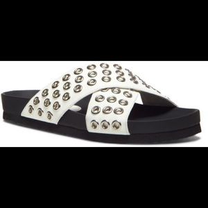 Basto White Multi Sandal