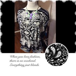 🎉SALE🎉🌸Black FloRaL Tops🌸