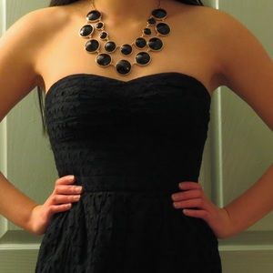 AEO Black Eyelet Dress