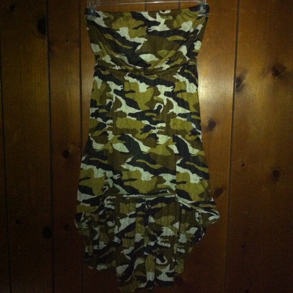Hi-Low Camo Dress
