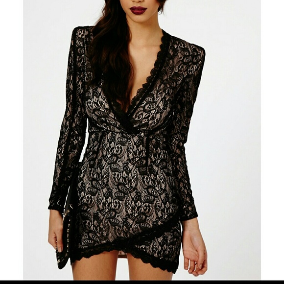 Black lace dress