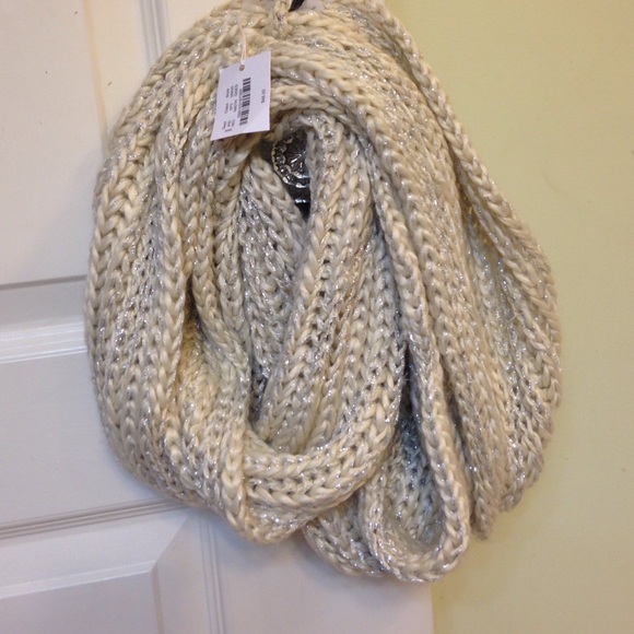 J.CREW Cream Infinity Scarf -NWT