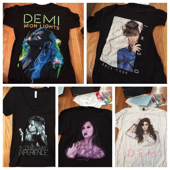 Demi Lovato Tour Shirt Bundle