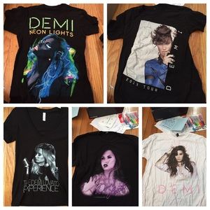 Demi Lovato Tour Shirt Bundle