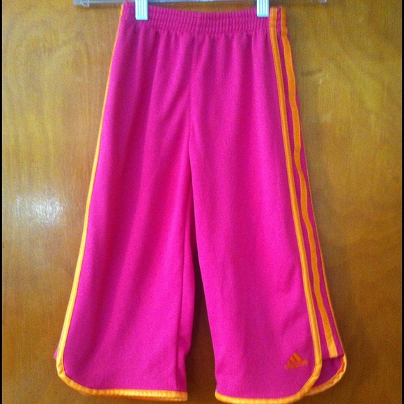 Hot Pink Capri Adidas Sweatpants