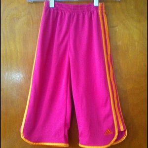 Hot Pink Capri Adidas Sweatpants