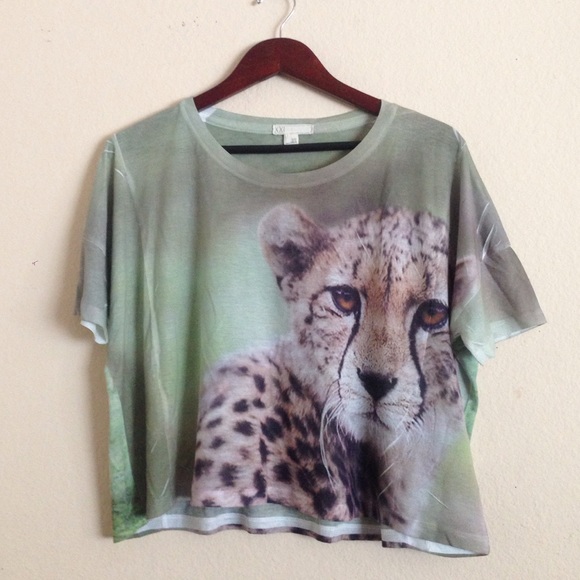 WWF Leopard Cub Cropped Tee