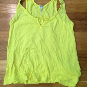Splendid yellow tank top