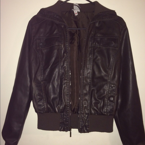 Brown bomber jacket Sz Small