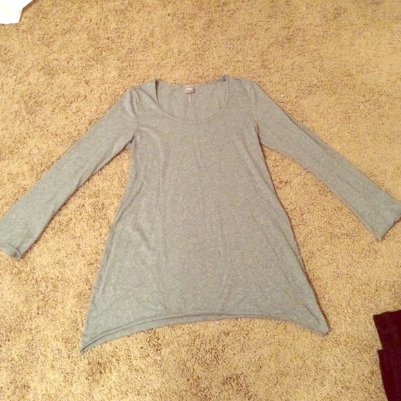 Bobi Grey Longsleeve Tunic