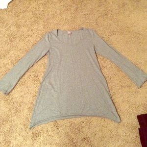 Bobi Grey Longsleeve Tunic