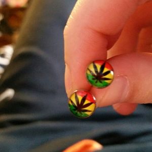 Marijuana Earrings