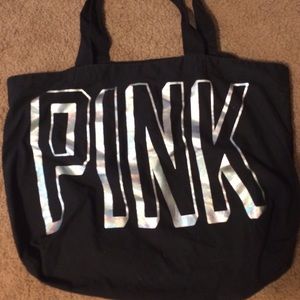 Victoria's secret black beach bag