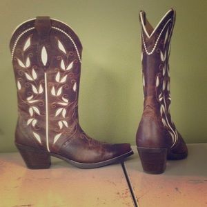 Genuine leather Ariat Cowgirl boots