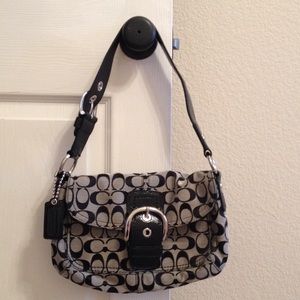 Small black Coach purse