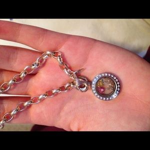 Origami owl pendant + charms Best Offer