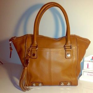 Tignanello trapezoid satchel