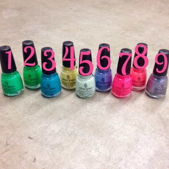 China Glaze nail polish bundle!