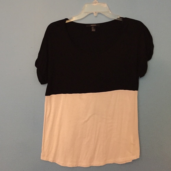 black & white F21 shirt