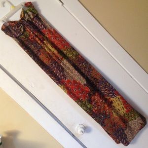 Colorful Strapless Maxi Dress