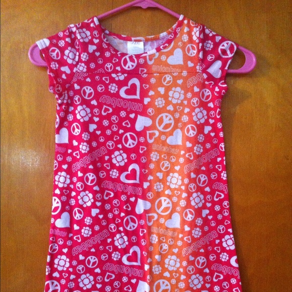 Pink and Orange Union Bay Tunic Top