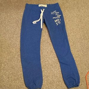 Blue Hollister Sweatpants