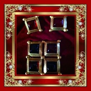 🎉REDUCED🎉Beautiful Clip On Earrings and Brooch