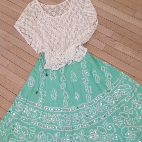 Vintage Indian Skirt // handmade Tie Dye // OS - Picture 4 of 4