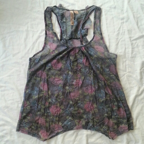 Floral print tank top