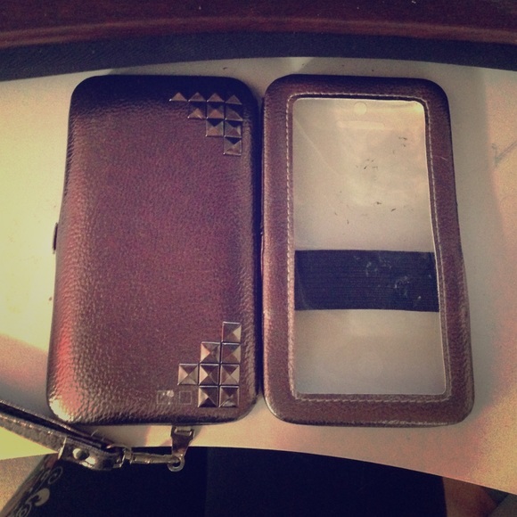 Charlotte Russe Clutches & Wallets - Cell phone holder clutch wallet