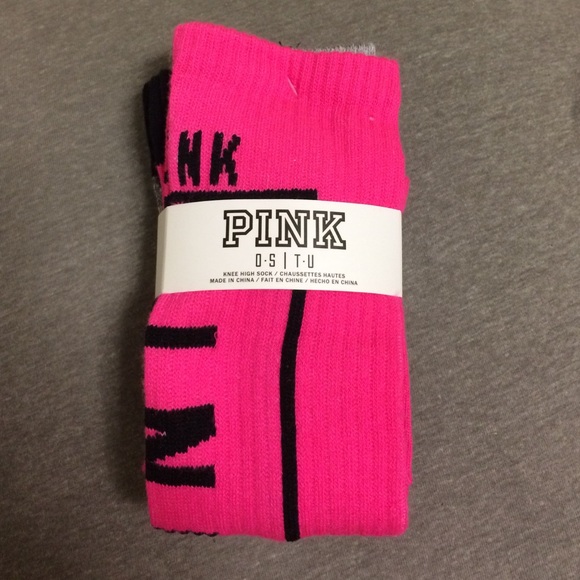Victoria's Secret PINK knee high socks