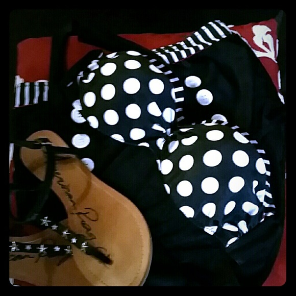 Polka dot Vintage swimsuit.