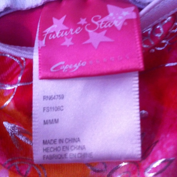 Girls Capezio Leotard - Picture 4 of 4