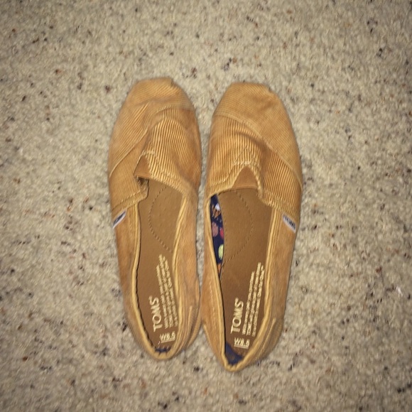 Tan corduroy Tom's