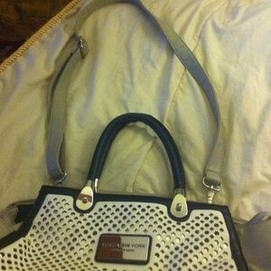 Gray lady purse
