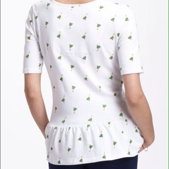 🚫SOLD IN BUNDLE🚫Anthropologie Peplum Tee - Picture 2 of 3