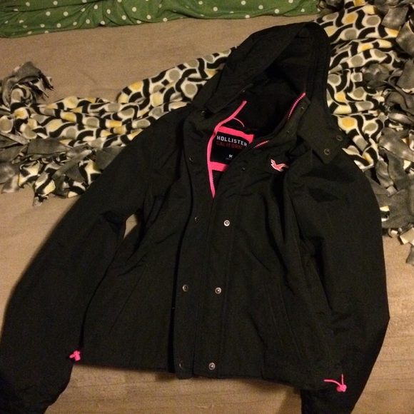 Navy Blue Hollister Jacket