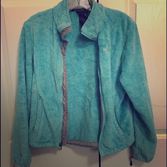 Aqua north face jacket