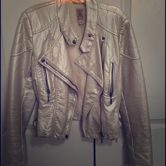 Faux leather jacket