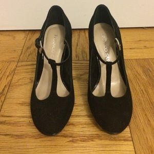 Franco Sarto Suede Heels